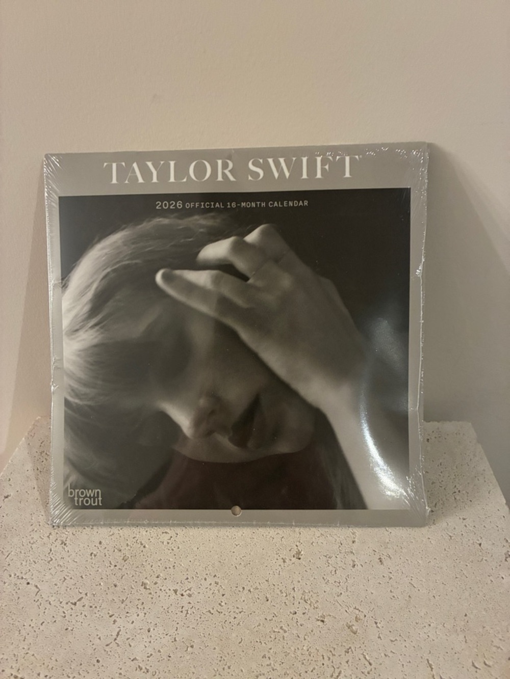 Taylor Swift Black & White Photo Cover desk Calendar 18 month 2026 NEW